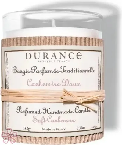 Парфюмированная свеча Durance Perfumed Handcraft Candle 180 г Солодкий букет із запахом кашеміру