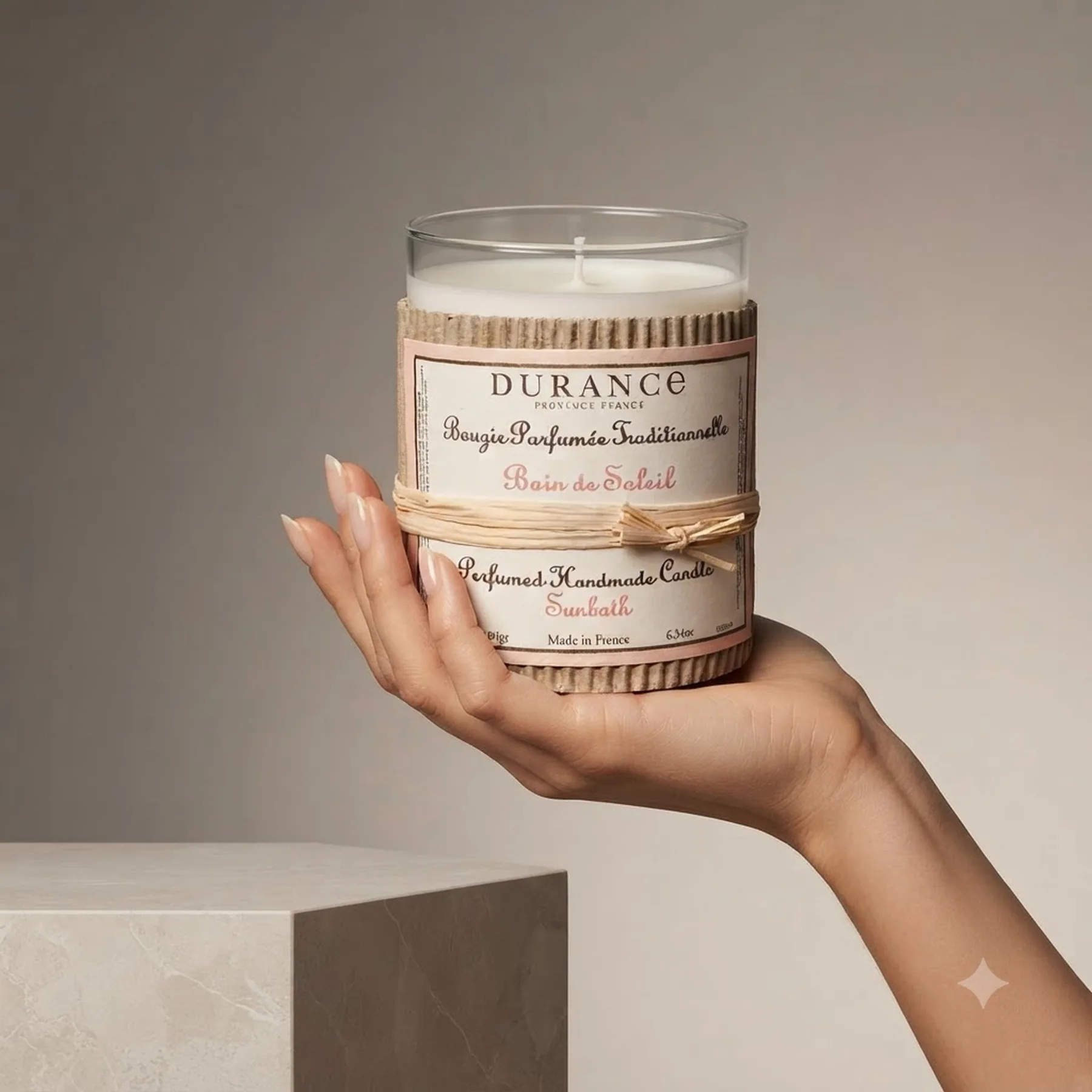 Парфюмированная свеча Durance Perfumed Handcraft Candle 180 г Сонячні ванни