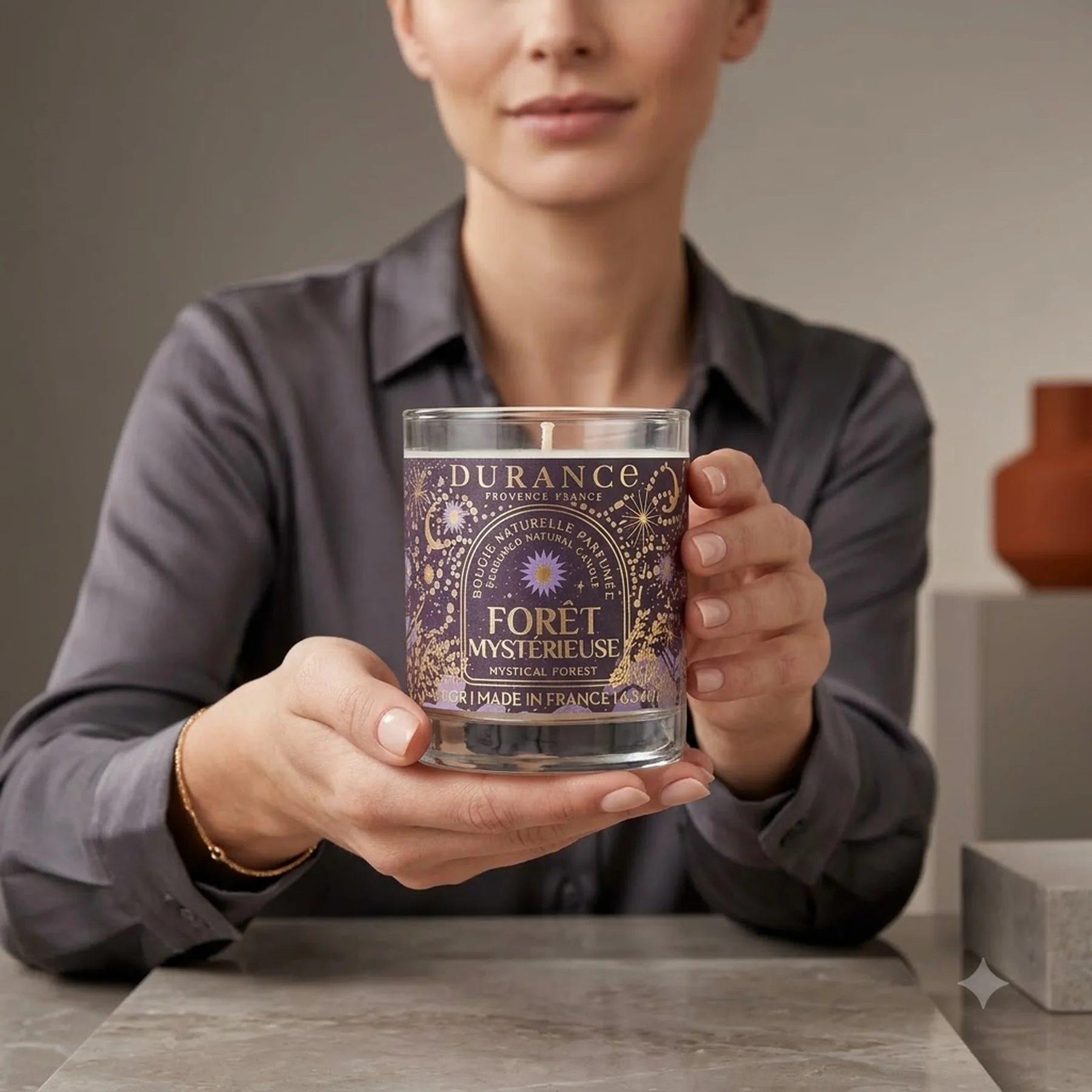 Парфюмированная свеча Durance Perfumed Handcraft Candle 180 г Таємничий ліс