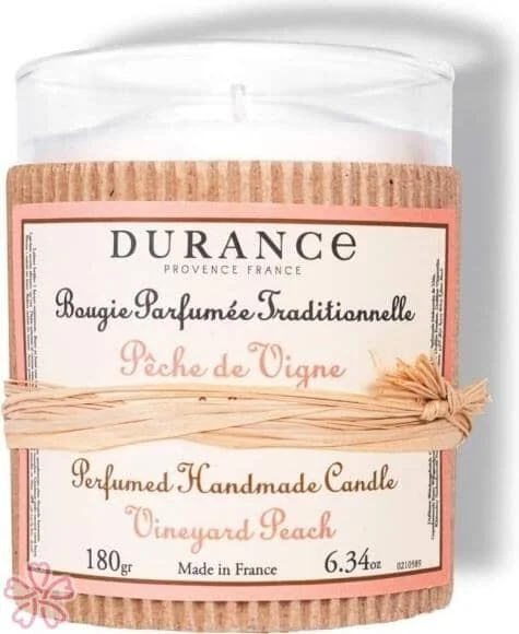 Парфюмированная свеча Durance Perfumed Handcraft Candle 180 г Виноградний персик