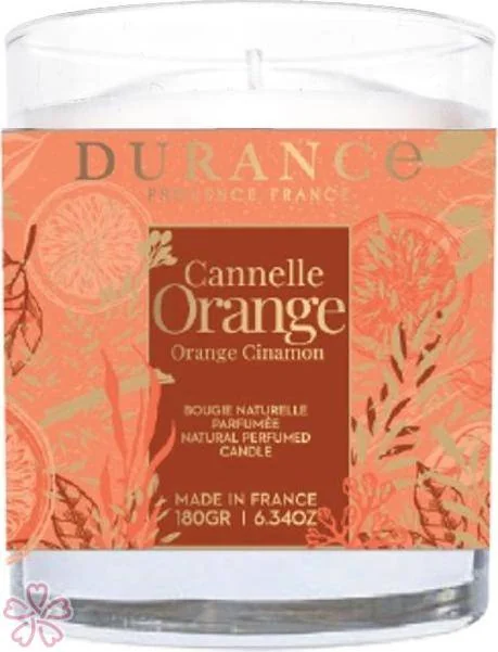Парфюмированная свеча Durance Perfumed Handcraft Candle Апельсин-Кориця