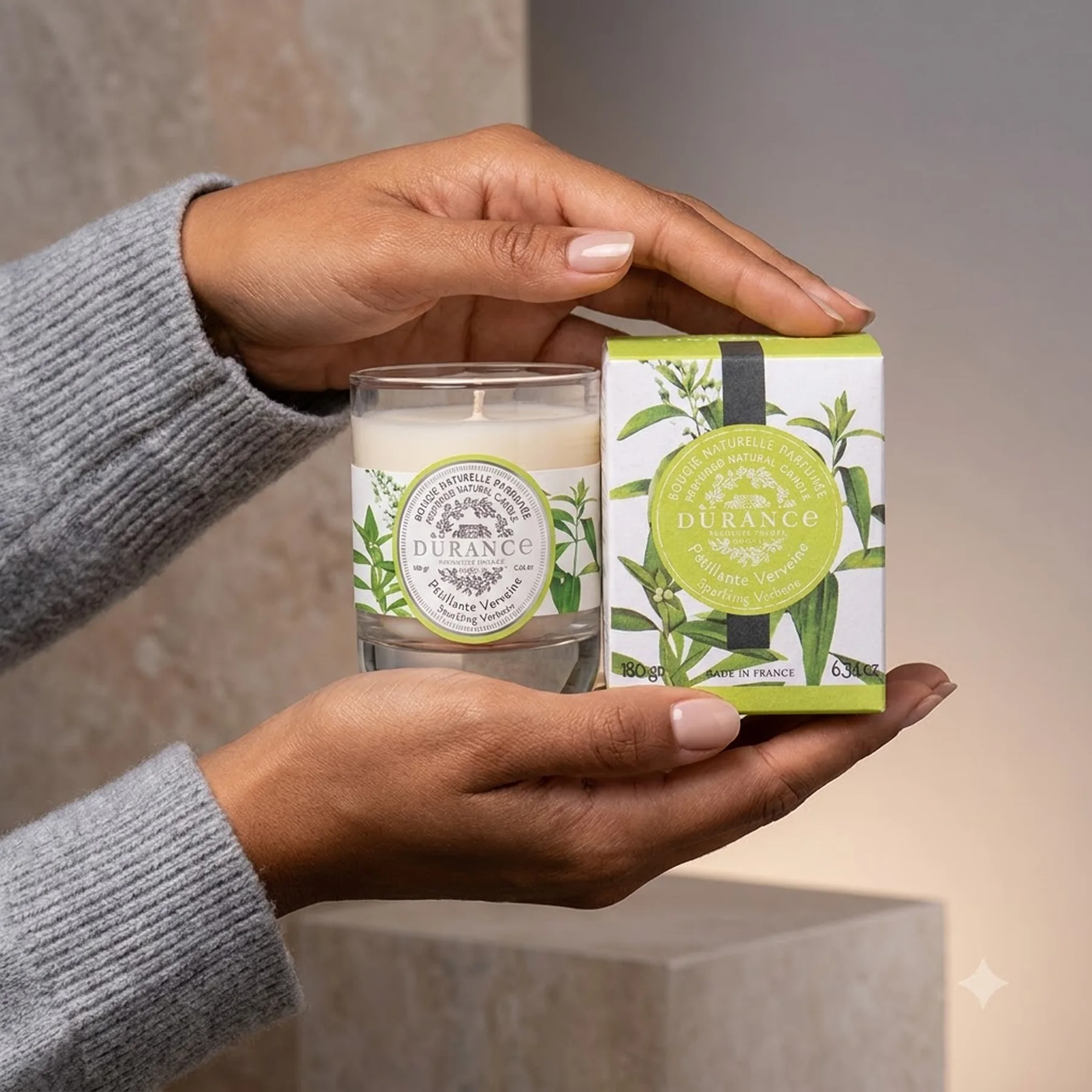 Парфюмированная свеча Durance Perfumed Natural Candle 180 г Ігриста вербена