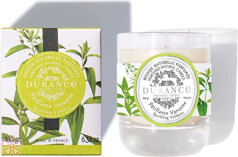 Парфюмированная свеча Durance Perfumed Natural Candle 180 г Ігриста вербена