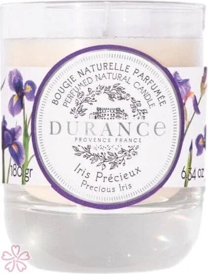Парфюмированная свеча Durance Perfumed Natural Candle 180 г Ірис
