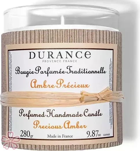 Парфюмированная свеча Durance Wood Wick Scented Candle 280 г Амбра