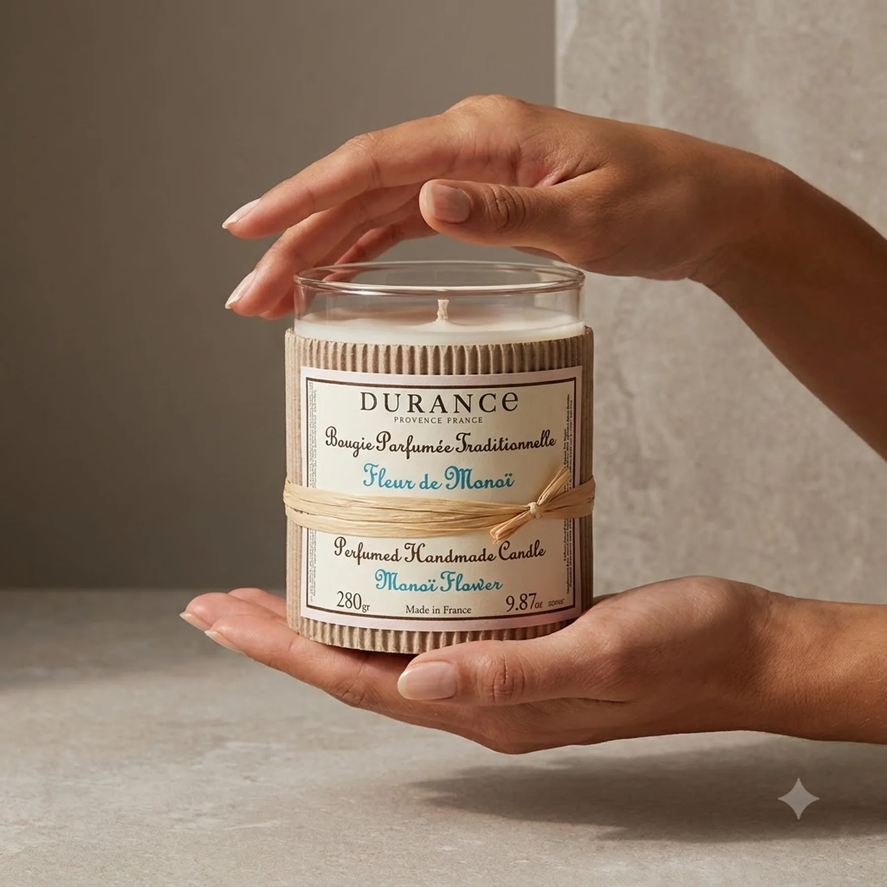 Парфюмированная свеча Durance Wood Wick Scented Candle 280 г Квітка моної