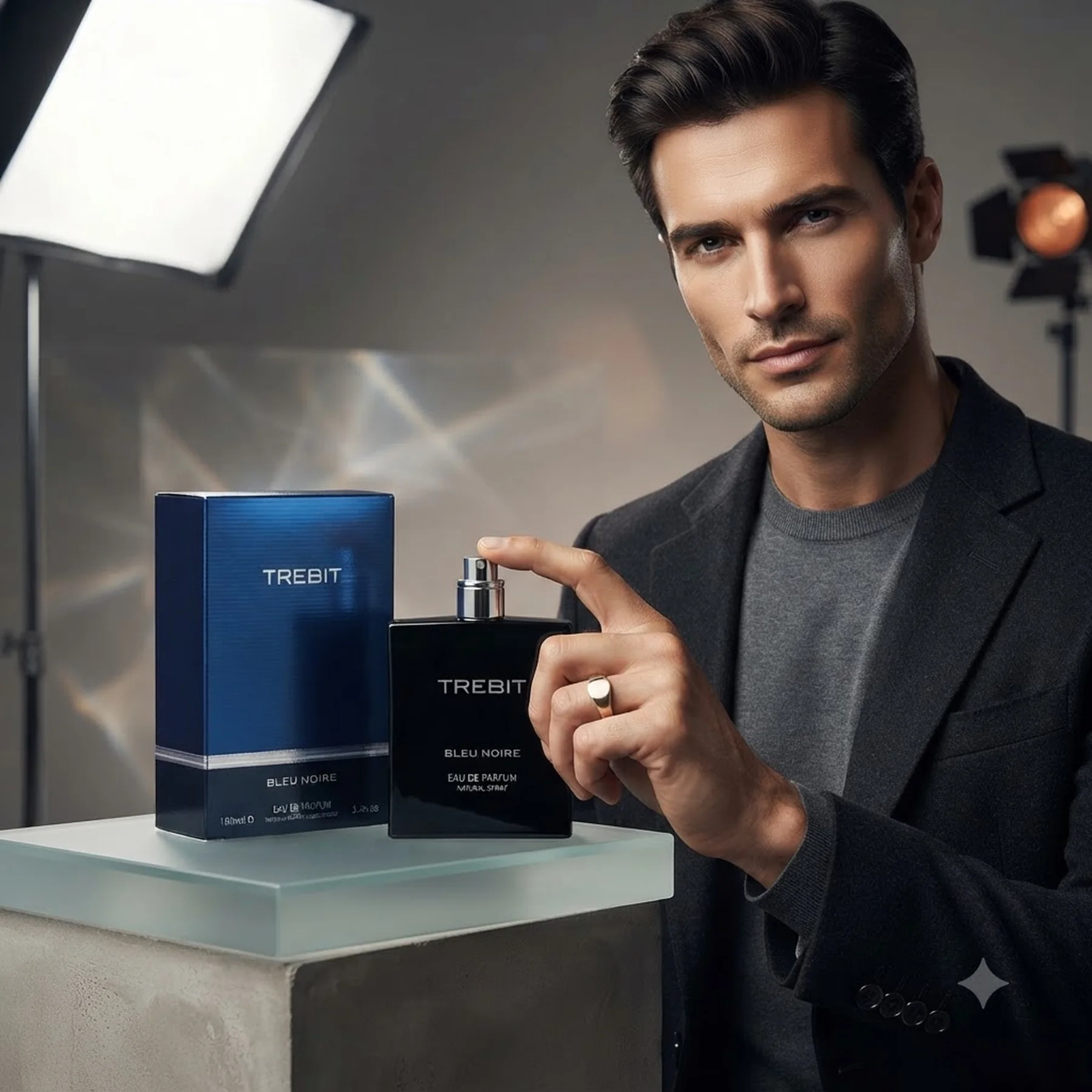 Парфумована вода для чоловіків Fragrance World TREBIT BLEU NOIRE 100 мл