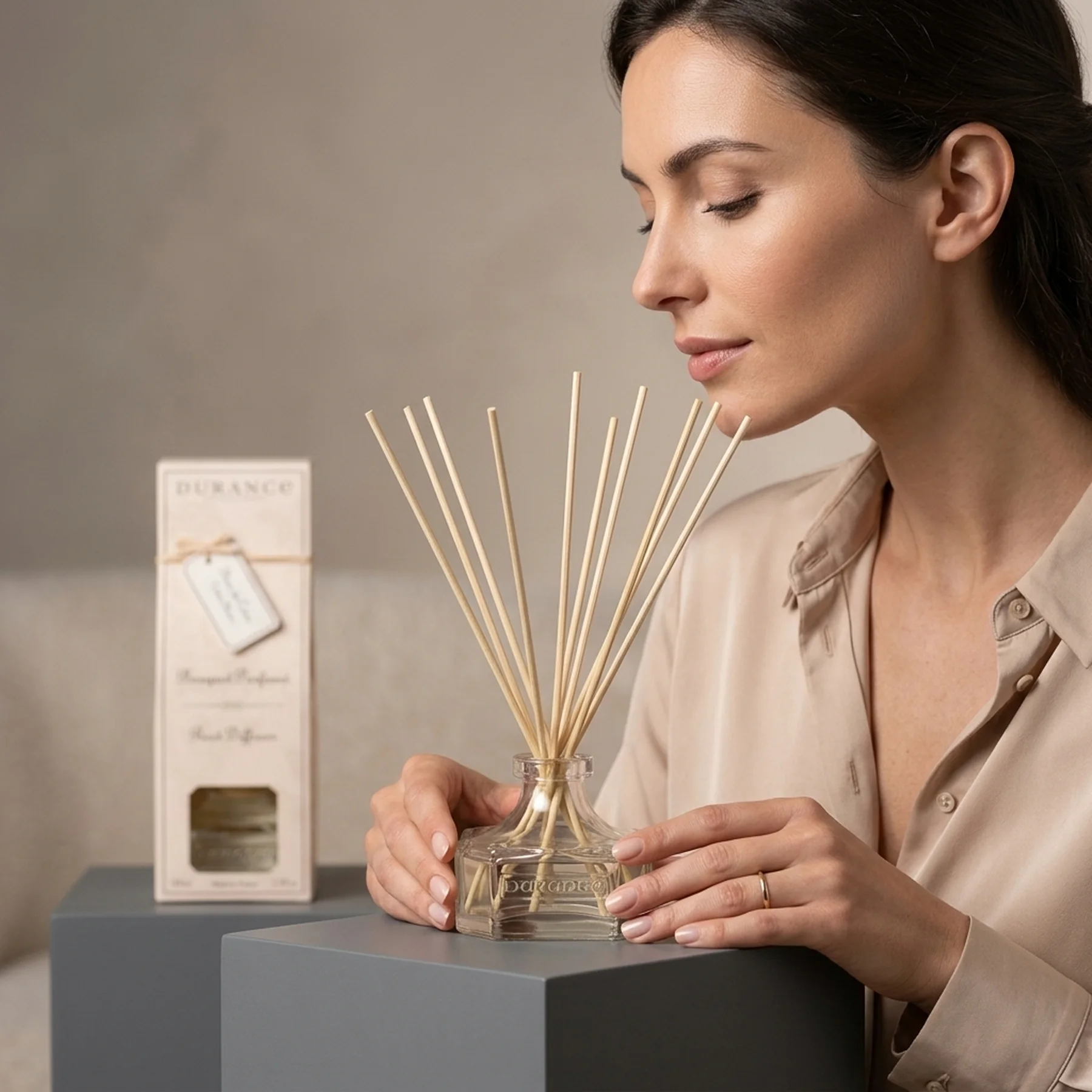 Парфюмированный набор ароматерапия Durance Perfumed Bouquets 100 мл Квіти бавовни