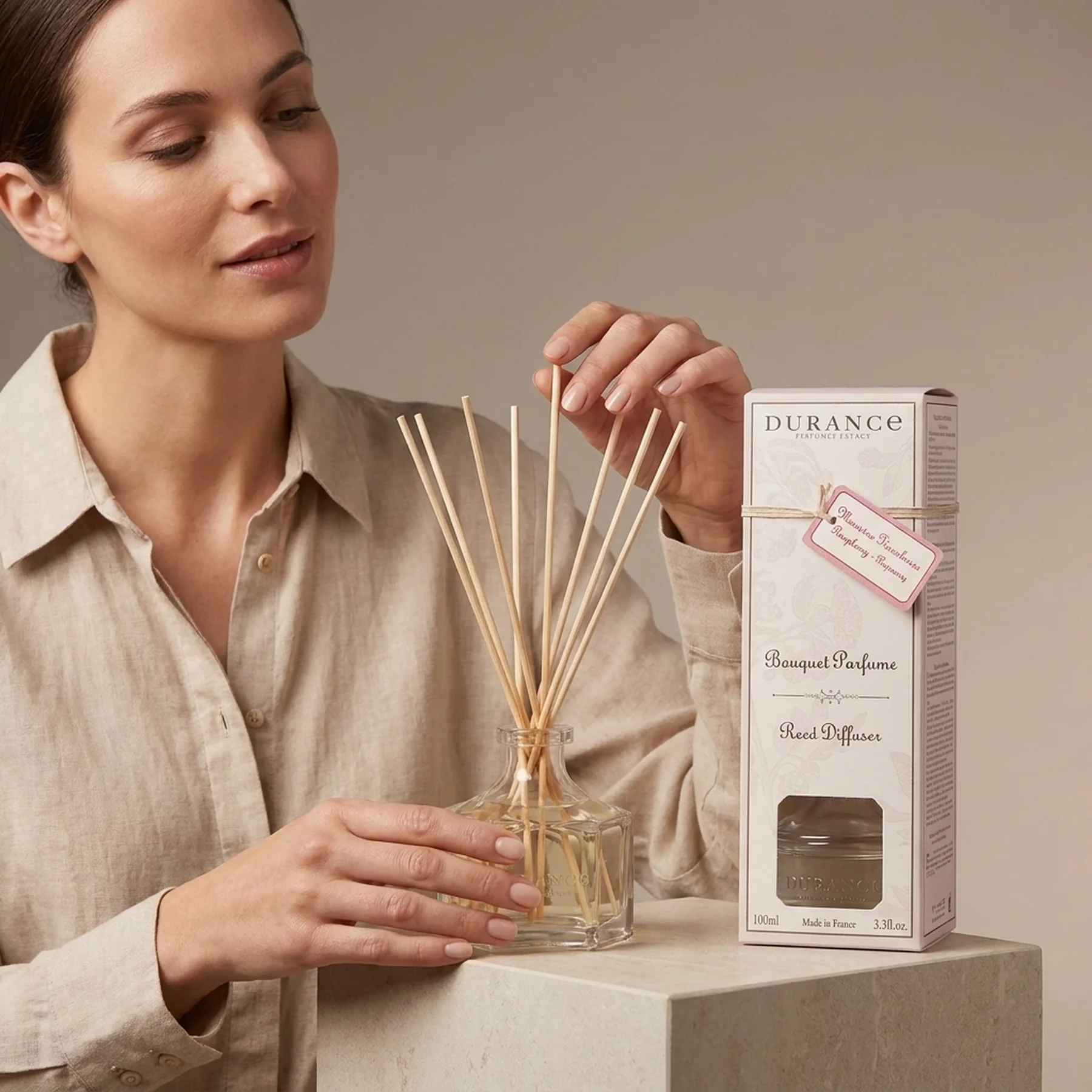 Парфюмированный набор ароматерапия Durance Perfumed Bouquets 100 мл Малиновий макарон