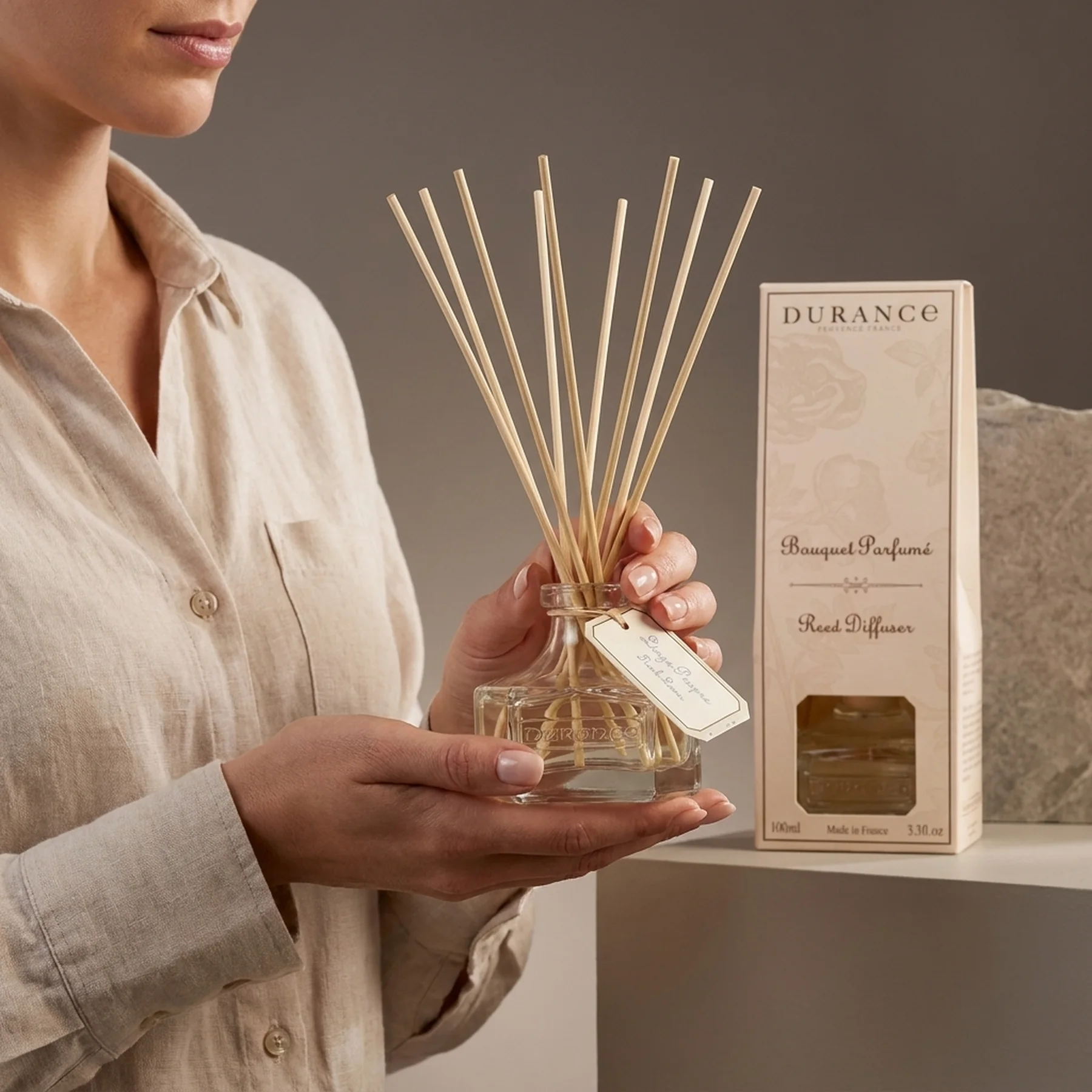 Парфюмированный набор ароматерапия Durance Perfumed Bouquets 100 мл Свіжа постільна білизна