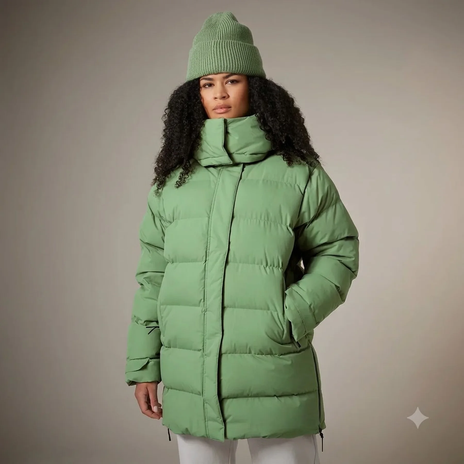 Парка W ASPIRE PUFFY PARKA 53515-406 HELLY HANSEN L Фісташковий