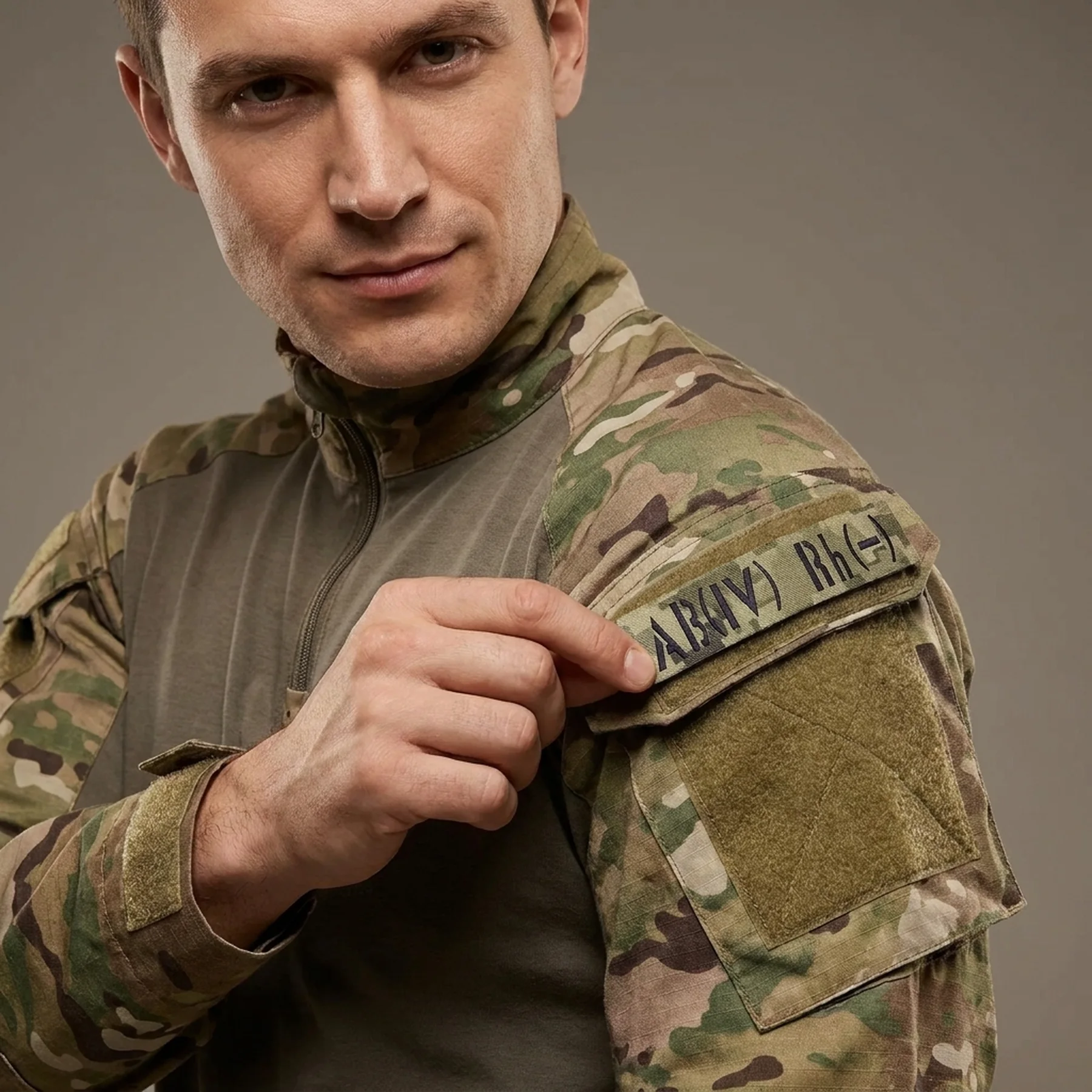 Патч/Липучка Camotec LC Група крові Twill