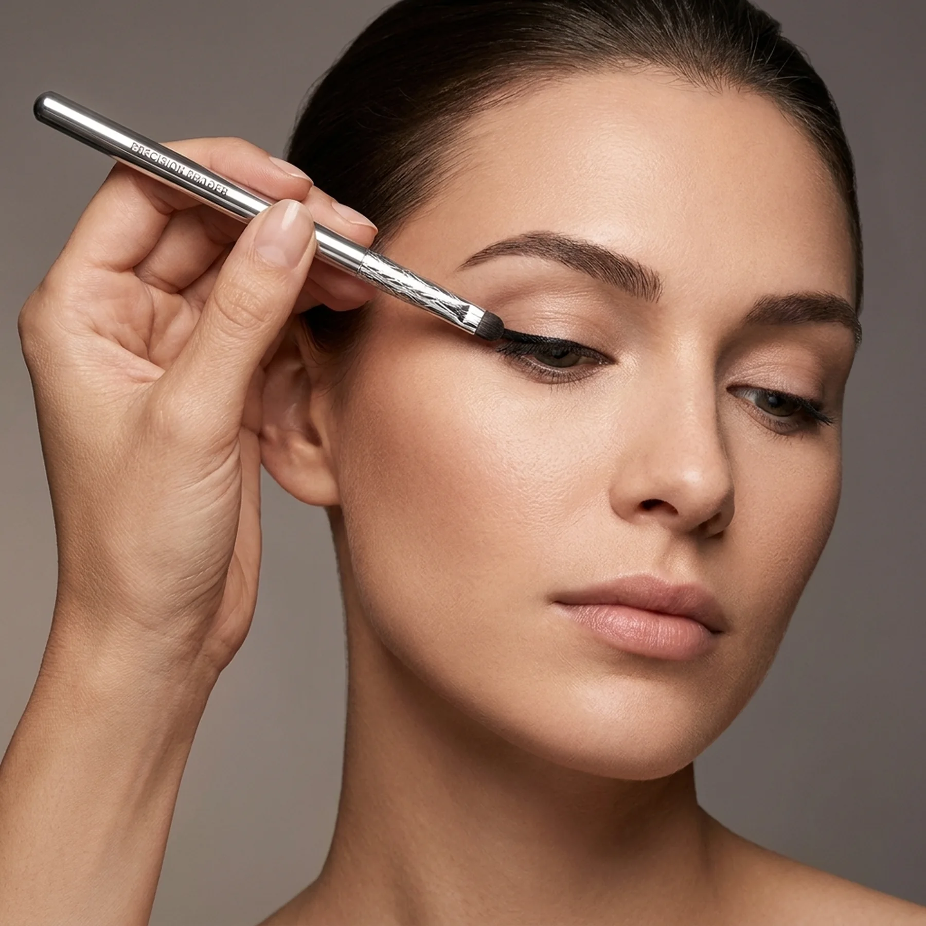 Кисть для подводки, E07 MESAUDA E07 Sharp Liner Brush