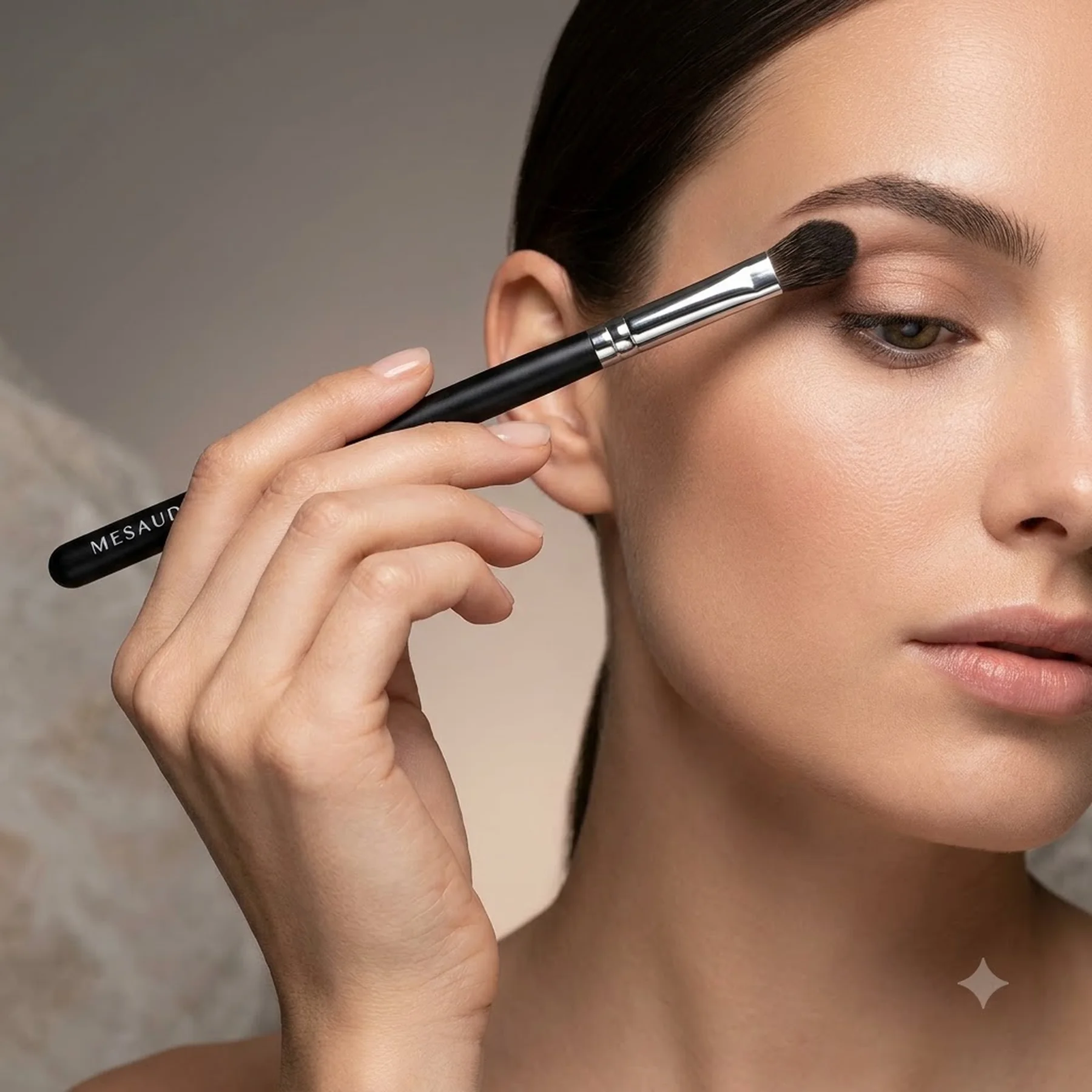 Кисть для теней профессиональная MESAUDA Tapered Eye Blender Sfumato Brush