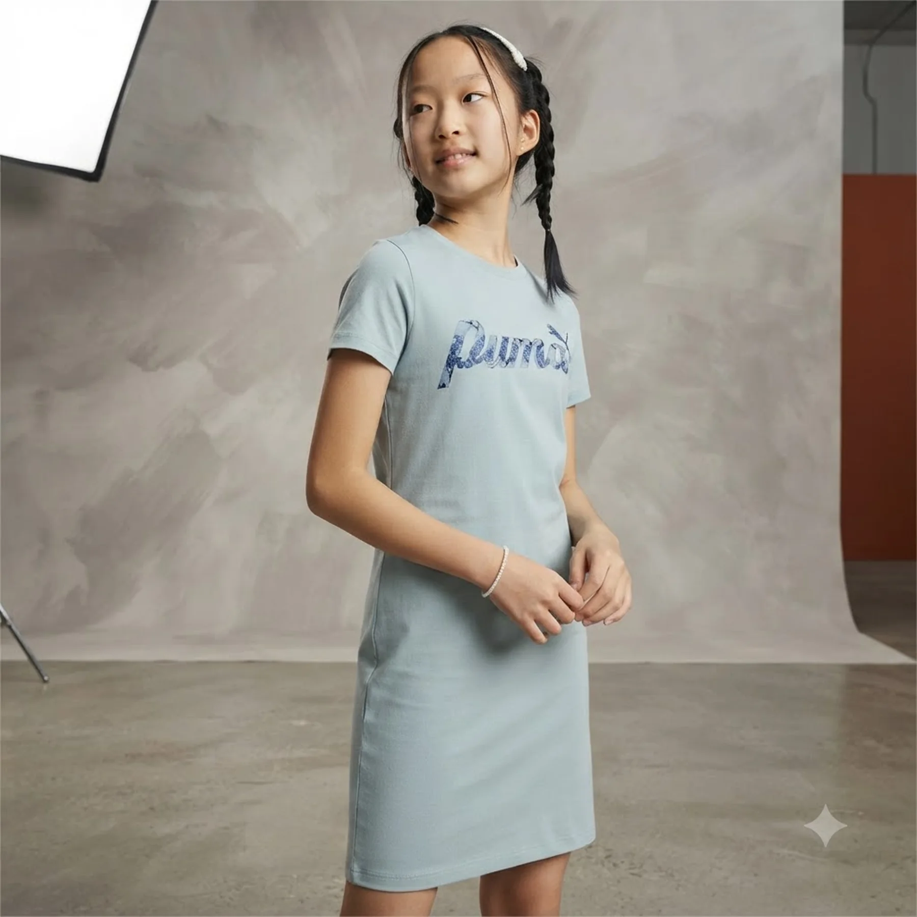 Підліткова сукня ESS+ BLOSSOM Dress 67985522 Puma 128 Блакитний