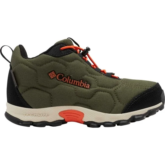 Підліткові черевики Big Kids' Firecamp™ Mid Waterproof Shoe 1862911383 Columbia 2 (33) Хакі