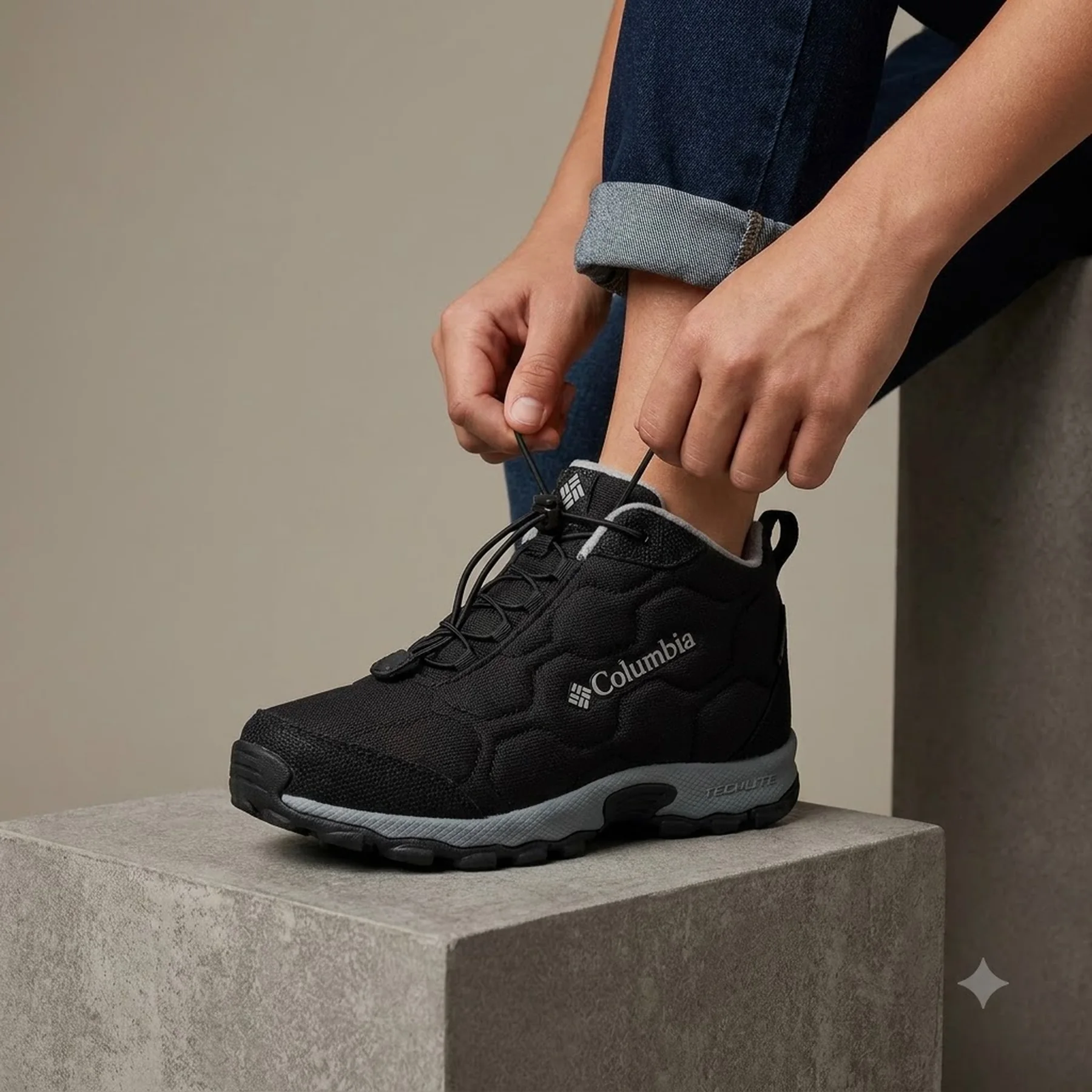 Підліткові черевики YOUTH FIRECAMP™ MID 2 WP 1862911010 Columbia 1 (32) Чорний