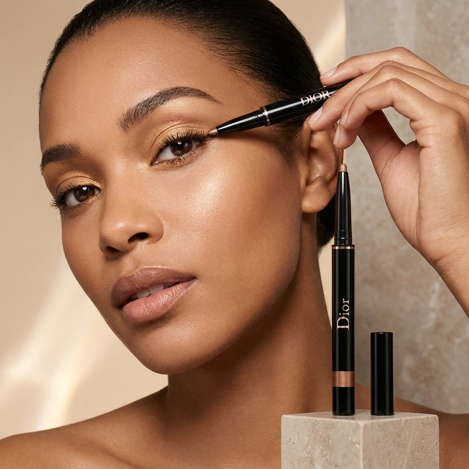 Подводка Dior Diorshow Stylo Waterproof Eyeliner 466 Pearly Bronze