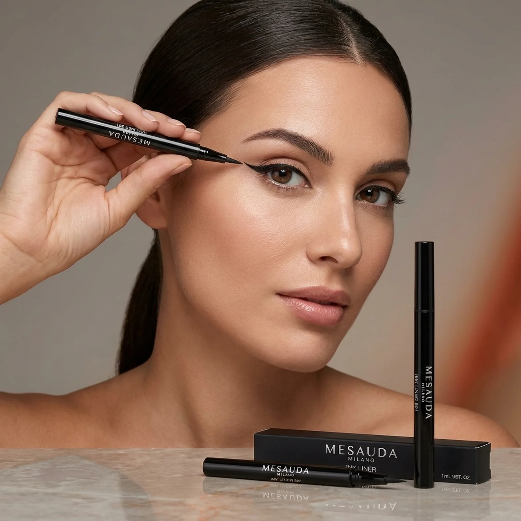 Подводка-фломастер для век MESAUDA Ink Liner 1 мл 201 Black