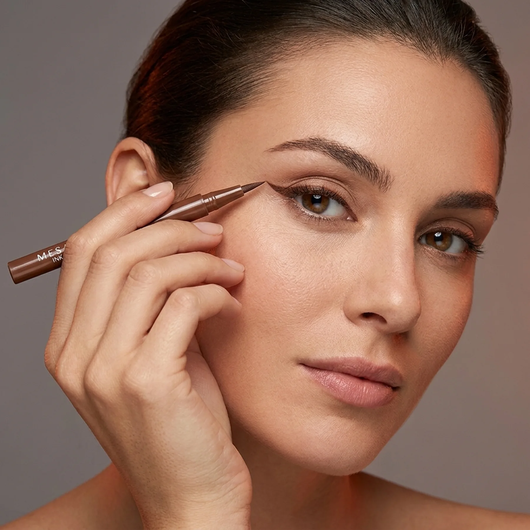 Подводка-фломастер для век MESAUDA Ink Liner 1 мл Brown