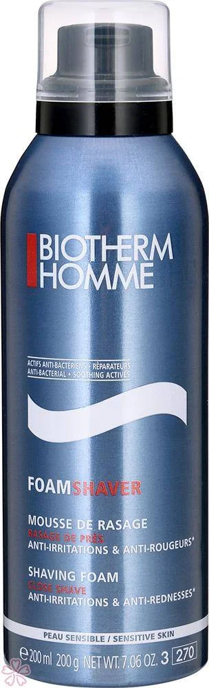 Пена для бритья для чувствительной кожи Biotherm Homme Sensitive Skin Shaving Foam 200 мл