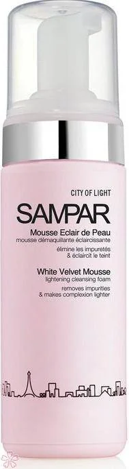 Пенка для очищения кожи и демакияжа SAMPAR White Velvet Mousse 150 мл