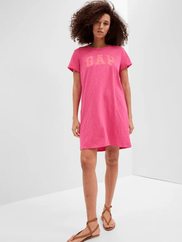 Плаття жіноче Gap V-Ss Me Logo Pink (554693-00)