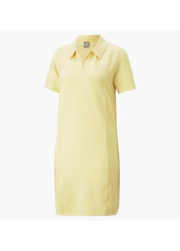 Плаття жіноче Puma Sleeve Polo Dress Yellow (673116-42)