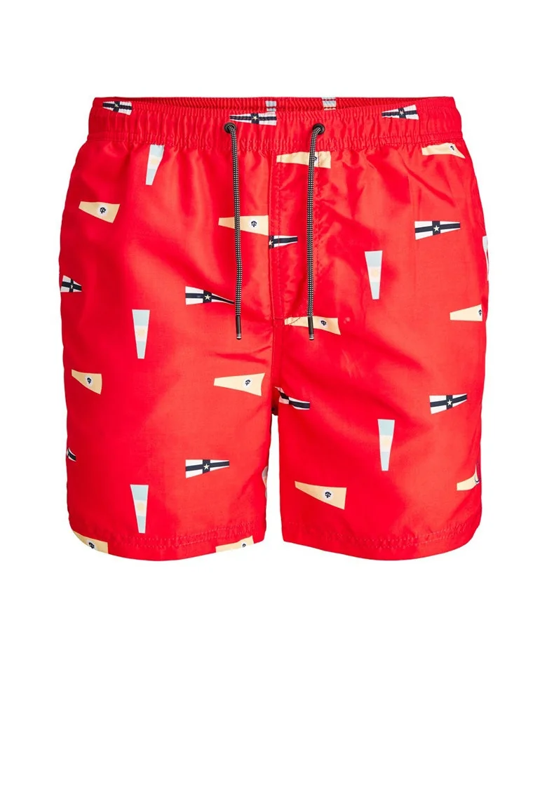 Плавальні шорти JJIBALI JJSWIMSHORTS AKM SAILOR 12184794 Flame Scarlet Jack & Jones XXL Червоний