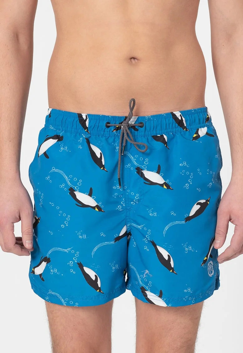 Плавальні шорти JJIBALI JJSWIMSHORTS AKM SEA ANIMALS 12184799 French Blue Jack & Jones L Блакитний