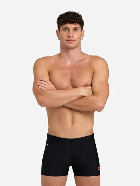 Плавки Arena ZIP SWIM SHORT чорний Чол 95