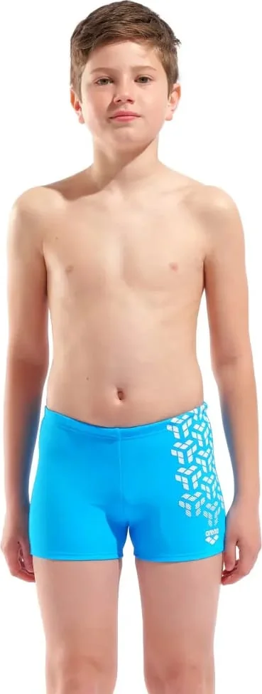 Плавки-шорти для хлопчиків Arena KIKKO V SWIM SHORT GRAPHIC блакитний, білий дитячий 152 см (006720-801)