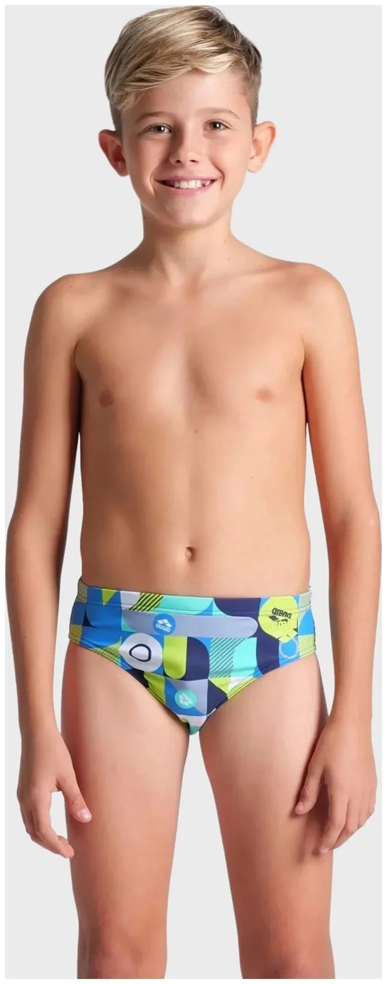 Плавки-сліпи для хлопчиків Arena WALLPAPER SWIM BRIEFS мультиколор Діт