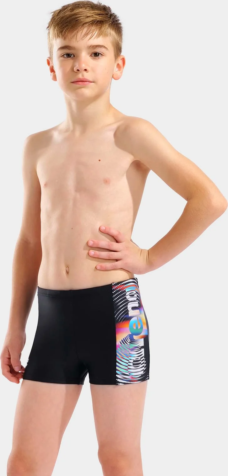 Плавки для хлопчиків Arena LIT LOGO SWIM SHORT чорний 116 см (010692-550)