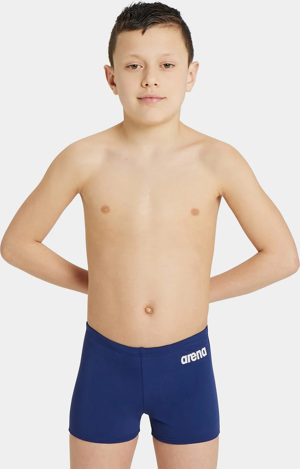 Плавки для хлопчиків Arena TEAM SWIM SHORT SOLID синій, білий 116 см (004777-750)