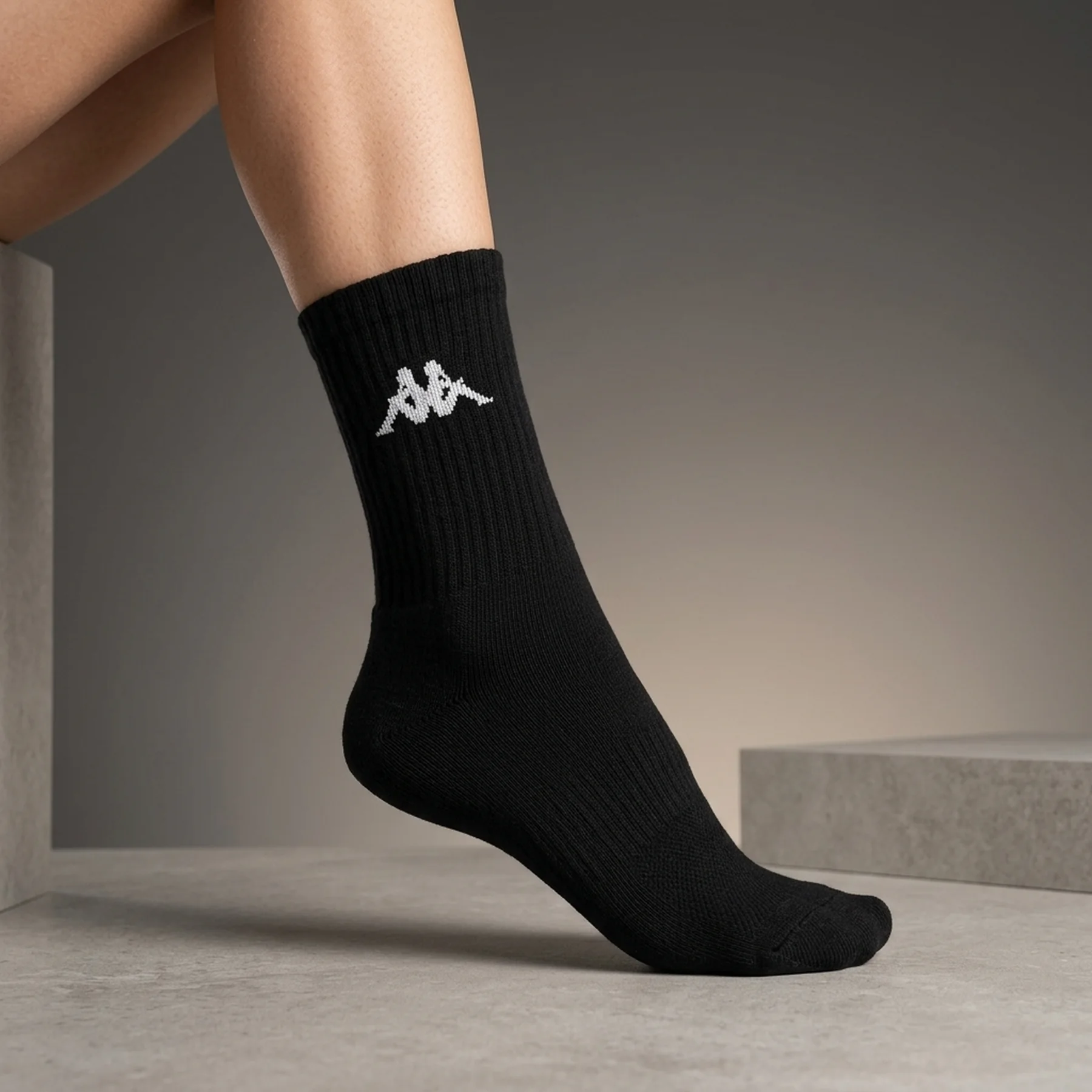 Шкарпетки Kappa Trisper Tennis Sock 3pk чорний Уні 35-38
