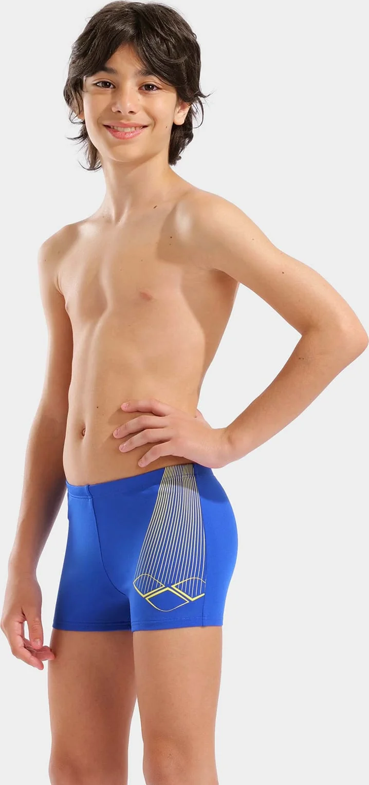 Плавки-шорти для хлопчиків Arena BRIGHT SWIM SHORT синій, жовтий 140 см
