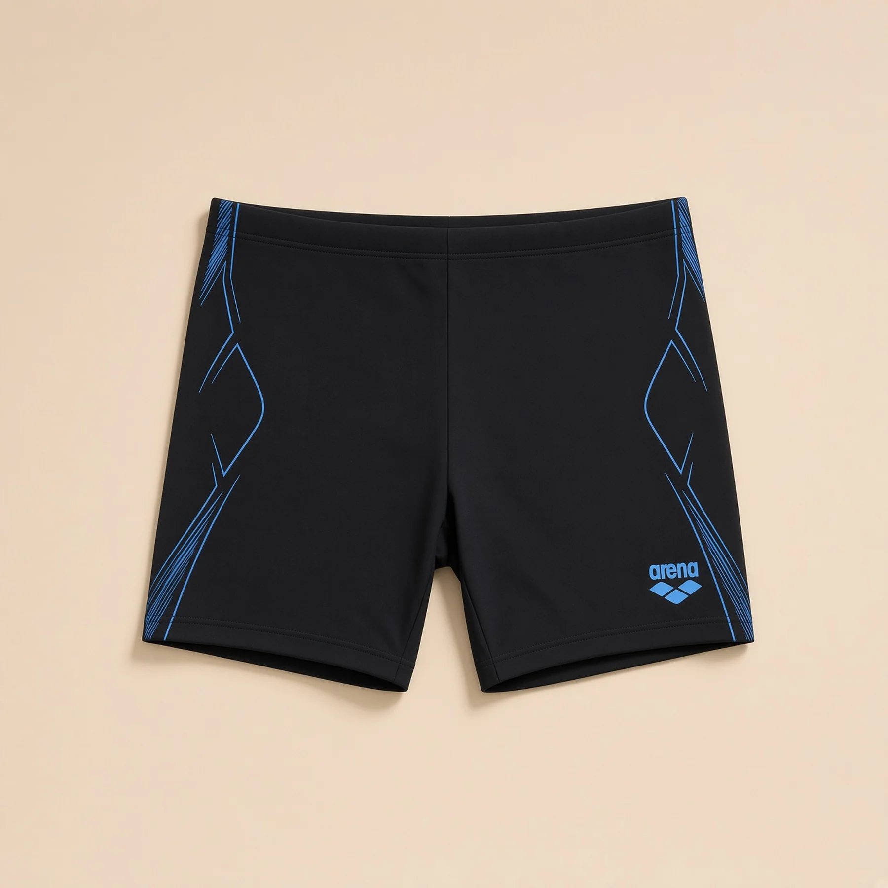 Плавки-шорти для хлопчиків Arena GRAPHIC SWIM SHORT чорний, бірюзовий 116 см