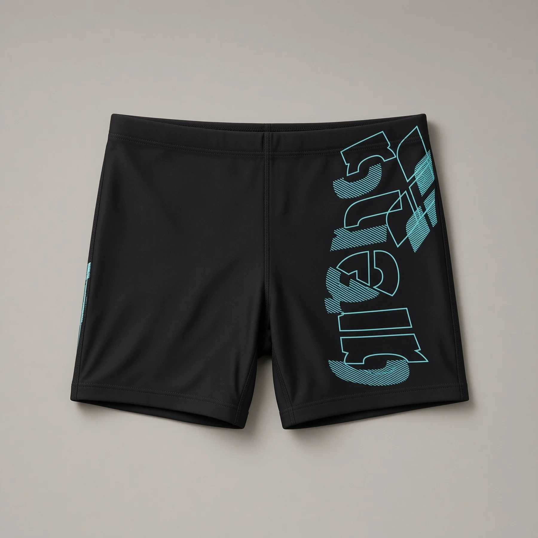 Плавки-шорти для хлопчиків Arena TALES SWIM SHORT чорний, бірюзовий 116 см
