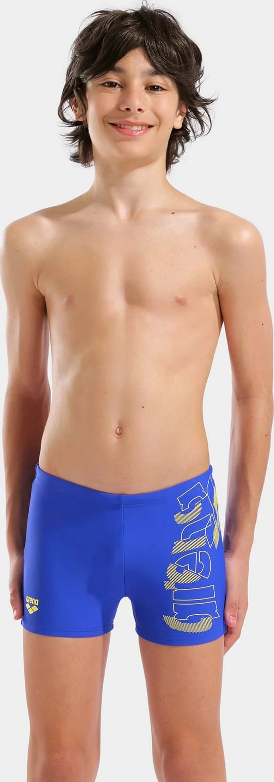 Плавки-шорти для хлопчиків Arena TALES SWIM SHORT синій, жовтий 116 см