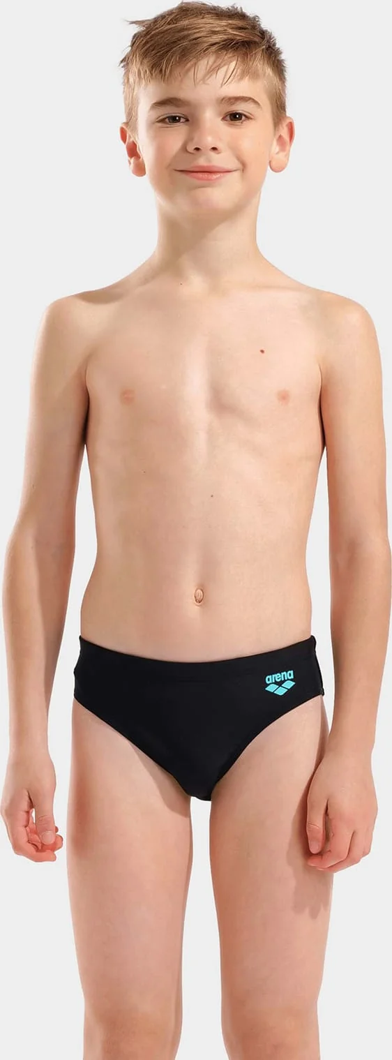 Плавки-сліпи для хлопчиків Arena TALES SWIM BRIEFS чорний, бірюзовий 116 см