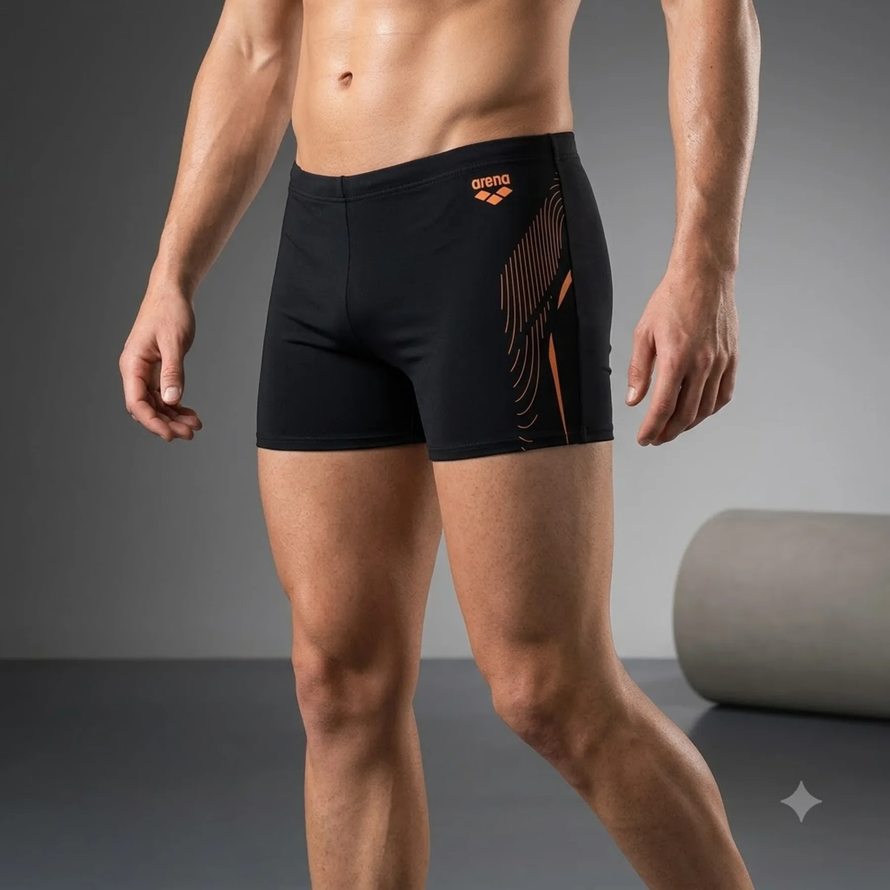 Плавки SWIM SHORT GRAPHIC 005552-530 Arena 85 Чорний