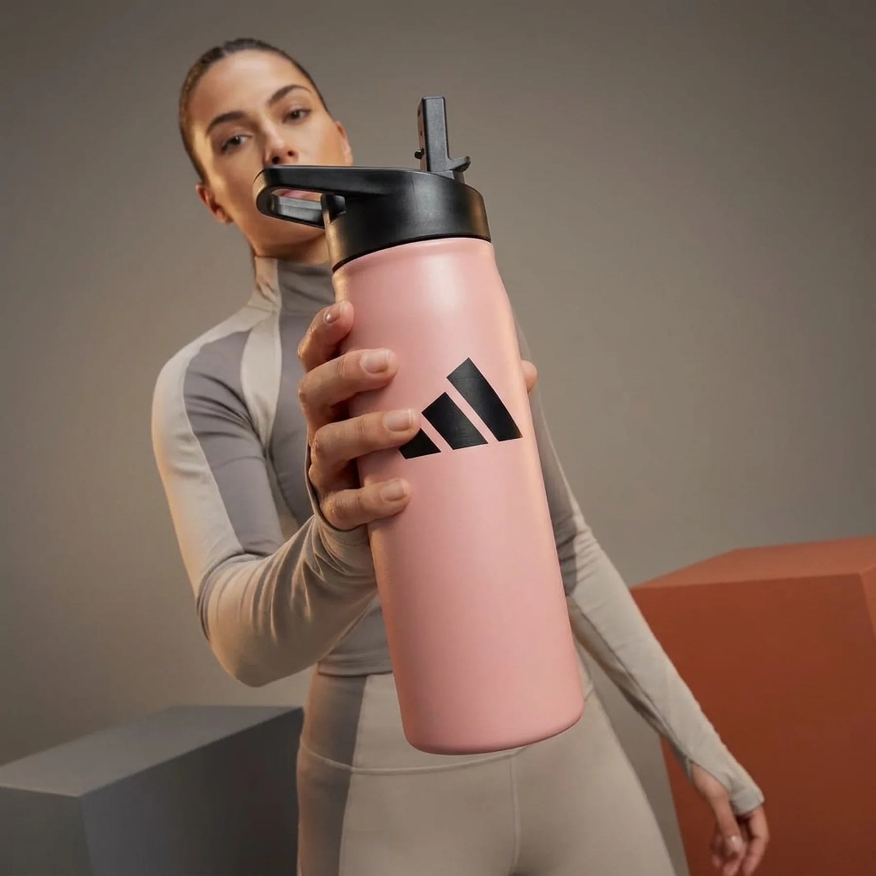 Пляшка Adidas Met Btl Str 0.6 рожевий 600 мл (KC6410)