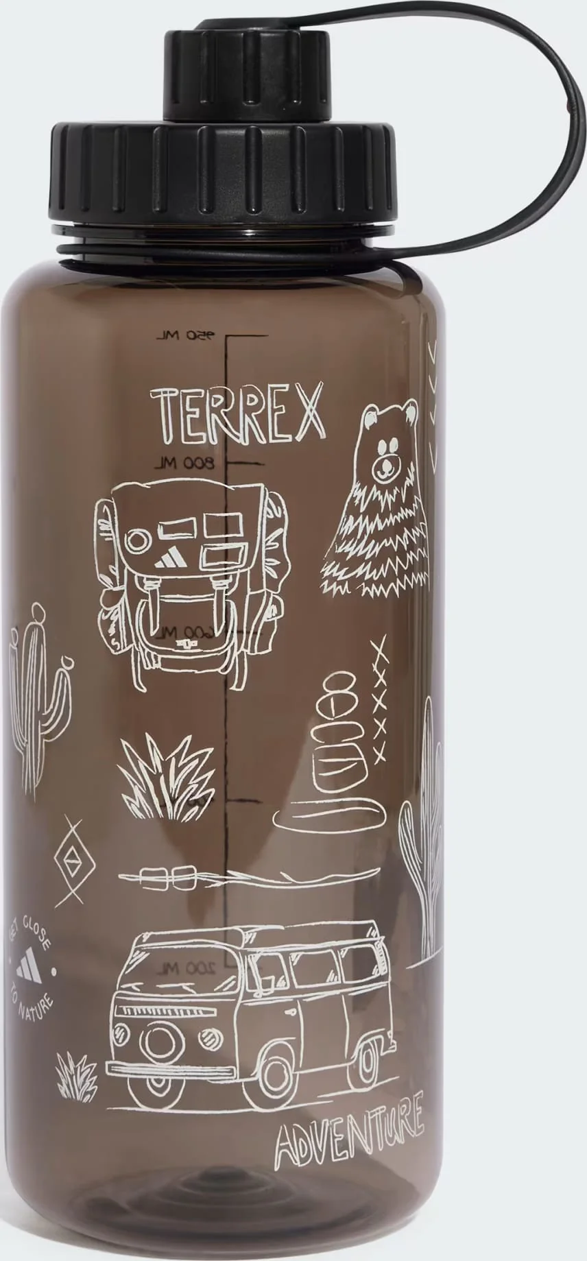 Пляшка Adidas TRIT BOTTLE 1L коричневий 1000 мл (JN4256)