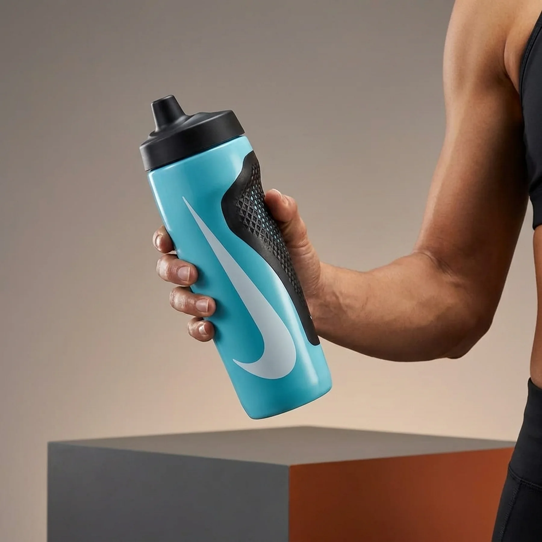 Пляшка Nike REFUEL BOTTLE GRIP 24 OZ блакитний 709 мл