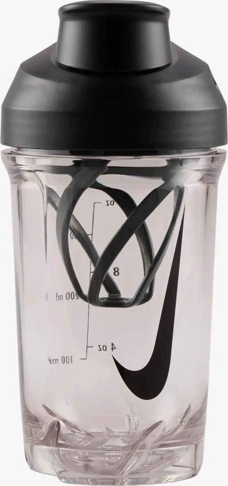 Пляшка Nike TR RECHARGE SHAKER BOTTLE 16 OZ прозорий, чорний 470 мл