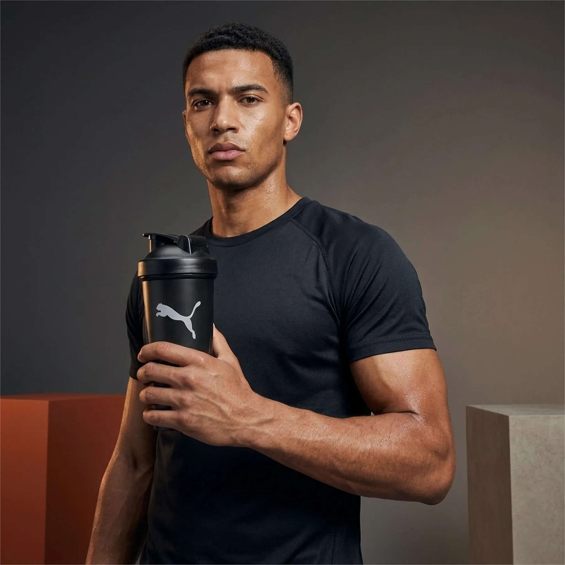 Пляшка PUMA Shaker Bottle 5351901 Puma Чорний