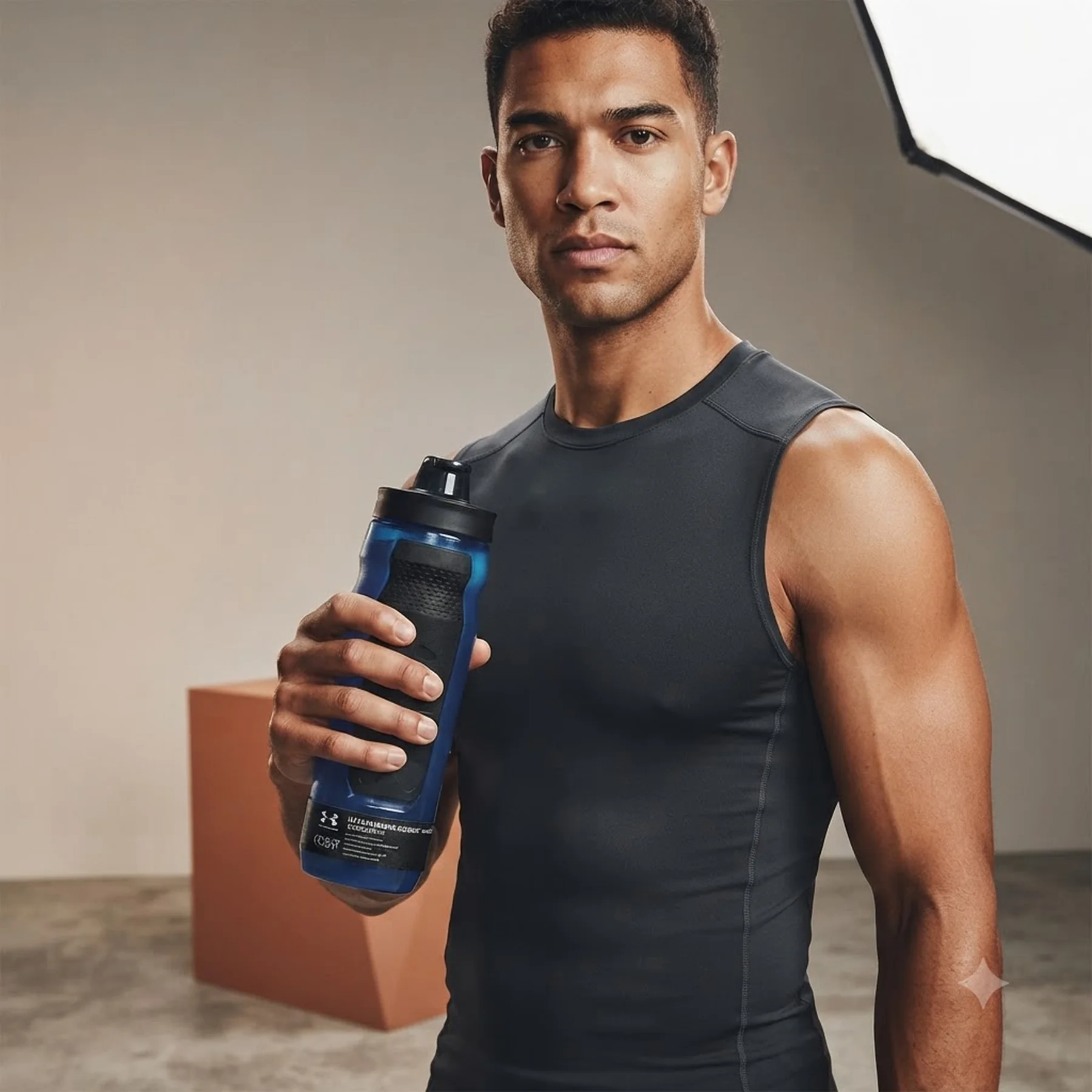 Пляшка Under Armour Playmaker Squeeze Royal 32oz синій, чорний 950 мл (UA70320-60044)