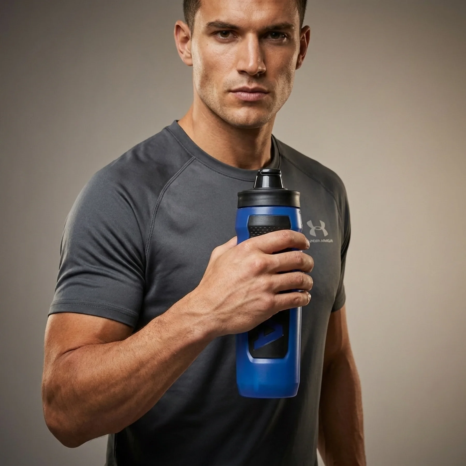 Пляшка Under Armour Playmaker Squeeze Royal 32oz синій, чорний 950 мл (UA70320-60044)