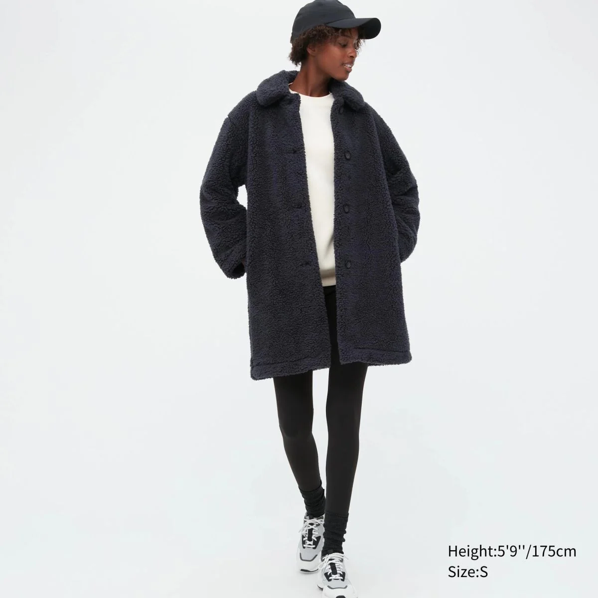 Плюшеве пальто Uniqlo Teddy на флісі 1159774904